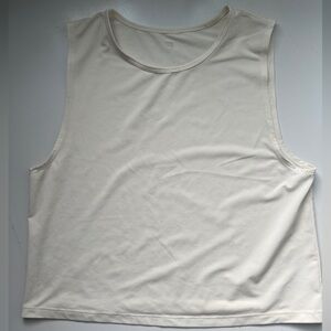 Fabletics Cream sleeveless Tank Top